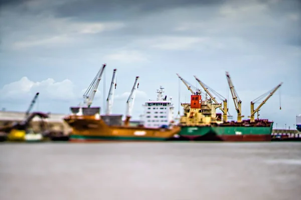 South padre island kustlijn overdag in het voorjaar — Stockfoto