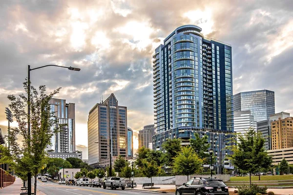 Charlotte North Carolina City skyline —  Fotos de Stock