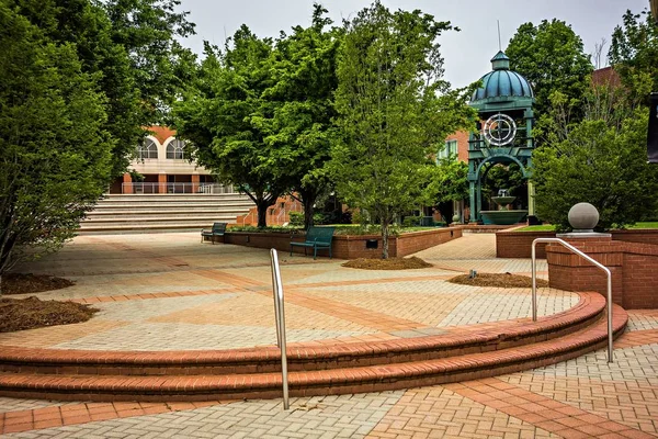 Центр старого города Рок-Хилл к югу от Каролина — стоковое фото