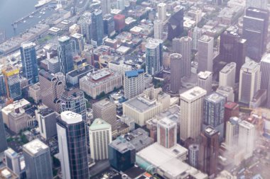 Seattle washington şehir manzarası ve sokaklar