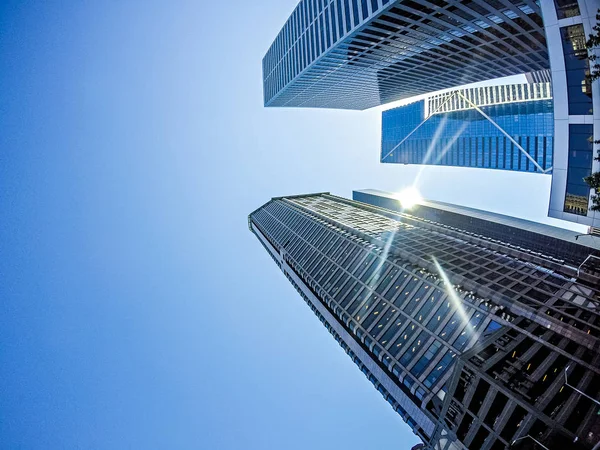 Seattle washington city skyline and downtown streets — Stock Photo, Image