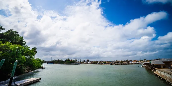 Pobřežní krajina poblíž padre island texas — Stock fotografie