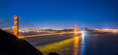 Altın gte Köprüsü san francisco geceleri