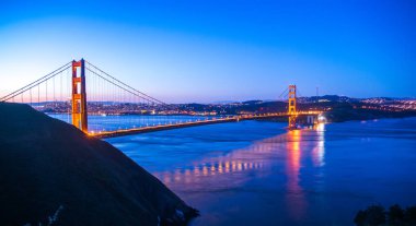 sunrise, Golden gate Köprüsü san Francisco