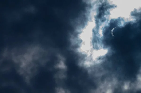 Solar Eclipse 2017 evento nel cielo della Carolina del Sud — Foto Stock