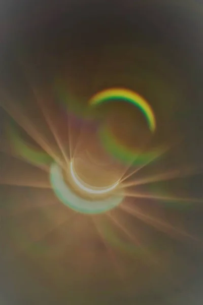 Eclipse solar parcial 21 de agosto 2017 — Foto de Stock