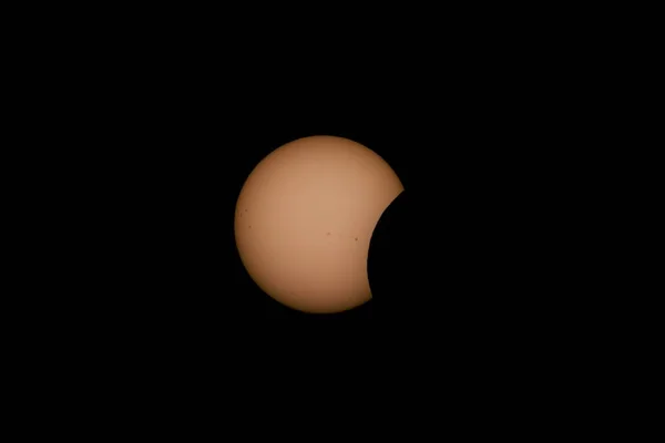 Сонячне затемнення 2017 подія в Південній Кароліні небо — стокове фото