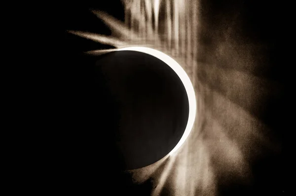 Solar Eclipse 2017 event in South Carolina sky — Stock Photo, Image