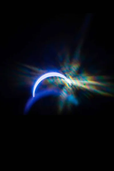 Eclipse parcial de soalr sobre carolina del sur usa — Foto de Stock