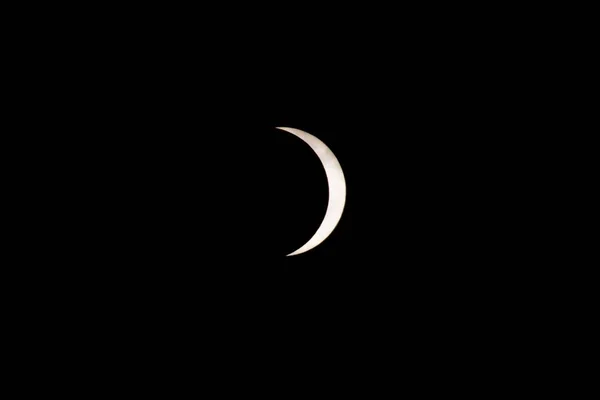 Partial soalr eclipse over south carolina usa — Stock Photo, Image