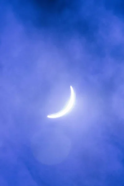 Часткове затемнення над південною Кароліною США — стокове фото
