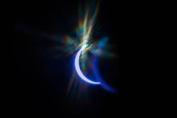 Eclipse parcial de soalr sobre carolina del sur usa — Foto de Stock