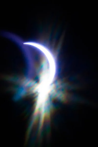 Eclipse parcial de soalr sobre a Carolina do Sul EUA — Fotografia de Stock