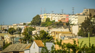 san francisco şehir mahalleleri ve güneşli sokak sayısı
