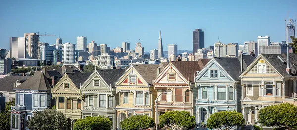 Storica casa vittoriana a San Francisco California USA — Foto Stock