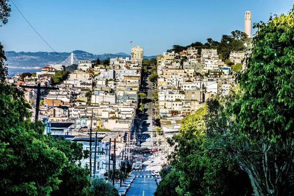 Vedute della strada e scene intorno a san francisco california — Foto Stock