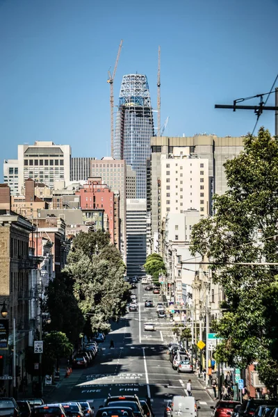 Centrum miasta San Francisco sceny ulicy i okolice — Zdjęcie stockowe