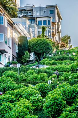 lombard street san francisco Kaliforniya en iyi şehir manzaraları