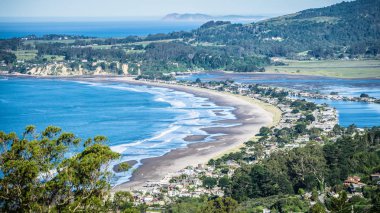 Bolinas lagün üzerinde Pasifik Sahil california