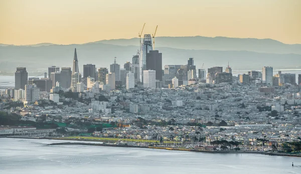 Golden Gate Bridge San Francisco California West Coast Sunrise — Foto Stock