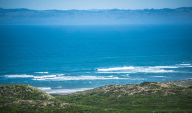 Point reyes Milli seashore Pasifik Okyanusu kıyısında
