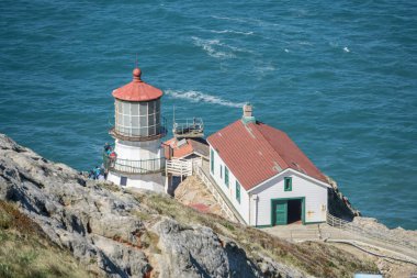 Point Reyes deniz feneri ve Pasifik Sahili