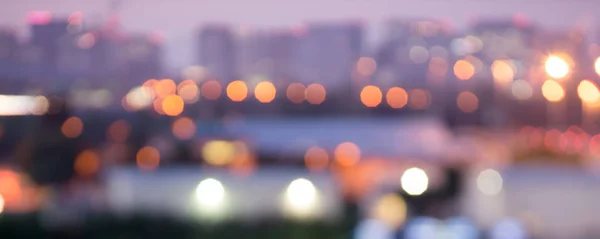 City lights bokeh nacht abstract — Stockfoto