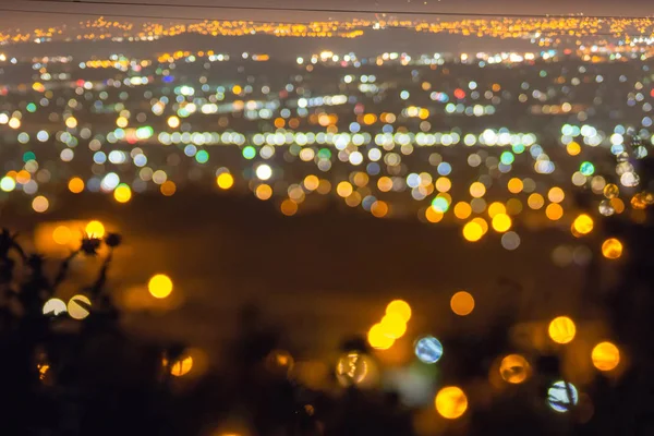 şehir ışıkları bokeh gece soyut
