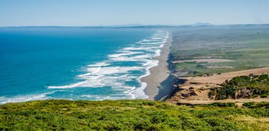 Point reyes California Milli seashore manzaralar 