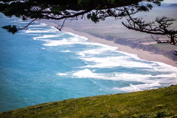 Punto reyes paesaggi costieri nazionali in california — Foto Stock