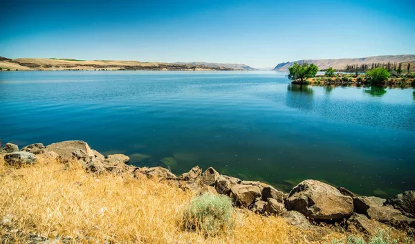 コロンビア川周辺の自然の風景を風景ワシントン州、 — ストック写真