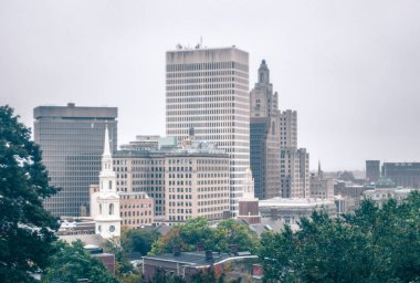 Providence rhode Island şehir manzarası içinde Ekim 2017
