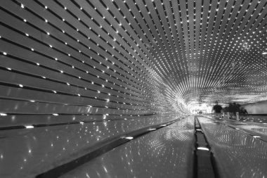 modern açık mavi ışıklı bakış açısı geniş açı görünümünü ve