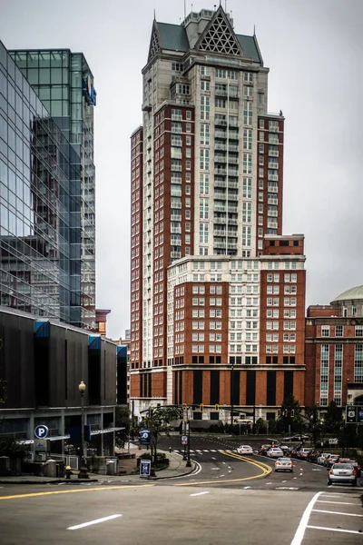 Panorama města Providence rhode island v říjnu 2017 — Stock fotografie