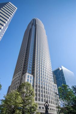 Charlotte North carolina cityscape sonbahar mevsiminde