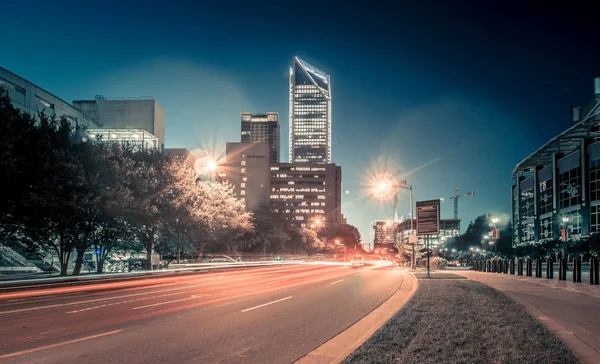 November, 2017, charlotte, nc, usa - early morning in the city o — Stock Photo, Image