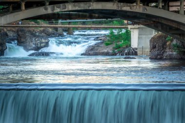 sahneleri etrafında spokane washington şehir merkezinde