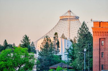 sahneleri etrafında spokane washington şehir merkezinde