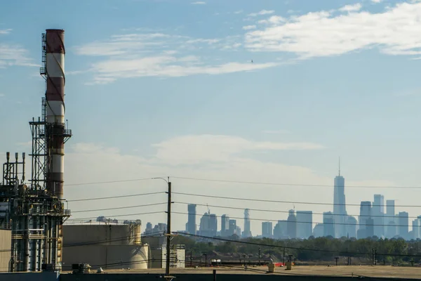 City, New York City, Manhattan eiland, architectuur, stadsgezicht, — Stockfoto