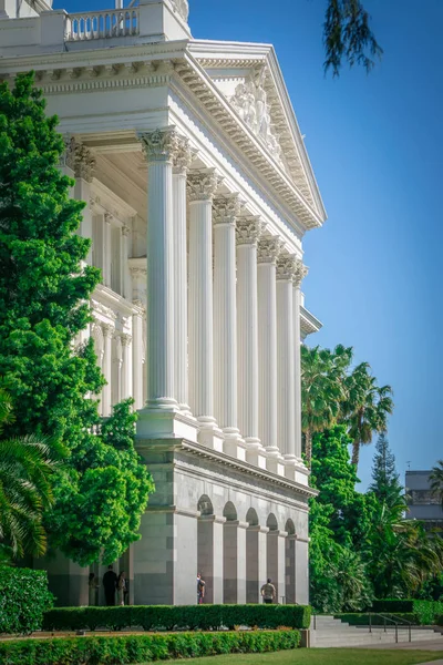 Θέα στην πόλη γύρω από το Καπιτώλιο κράτος Καλιφόρνια κτίριο στο μυστήριο — Φωτογραφία Αρχείου