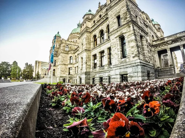 British Columbia Budynek Parlamentu Victoria Bc Canada — Zdjęcie stockowe