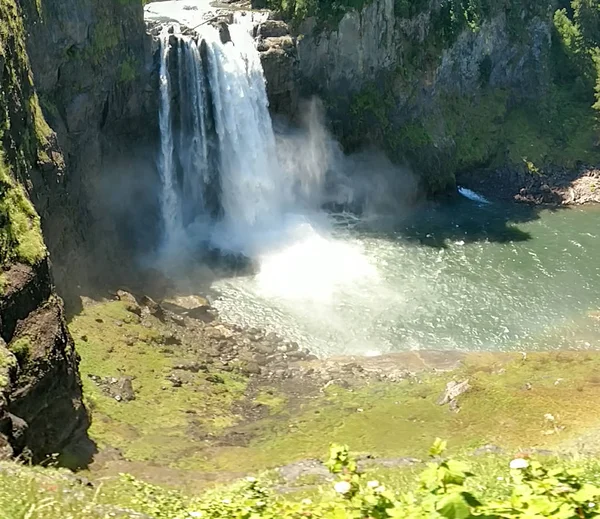 Snoqualmie Falls Washington Estado natureza à luz do dia — Fotografia de Stock