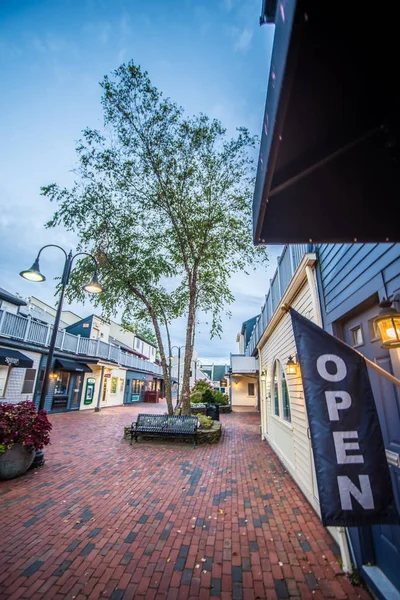 Centro Newport Rhode Island Atardecer — Foto de Stock