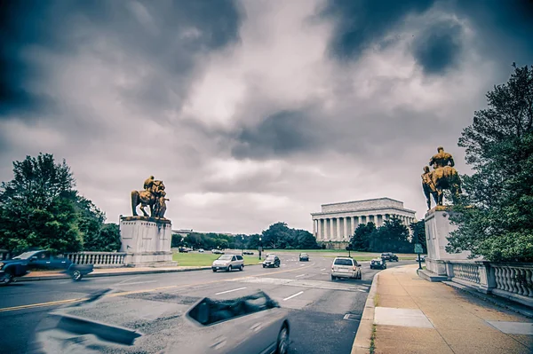 Scener Runt Lincoln Memorial Washington — Stockfoto