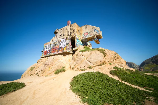 Praia Enseada Baleia Cinza Parque Diapositivos Diabos Califórnia — Fotografia de Stock