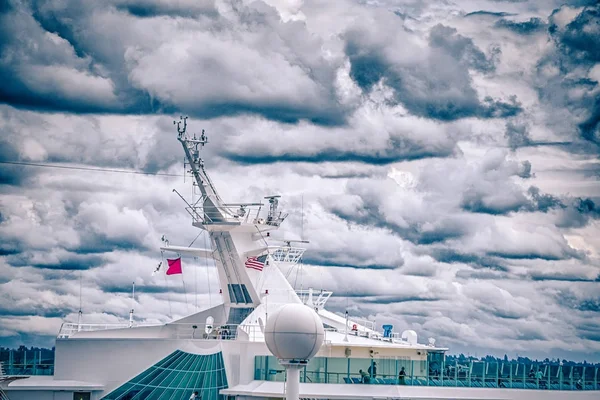 Cruise Ship Pier Seattle Washington — Stockfoto