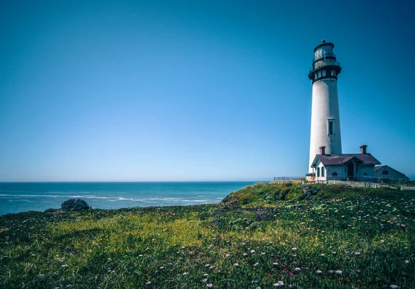 Pigeon Point Lighthouse Krajiny Pobřeží Pacifiku — Stock fotografie