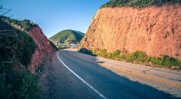 Μπίξμπι Γέφυρα Και Ακτογραμμή Στο Big Sur — Φωτογραφία Αρχείου