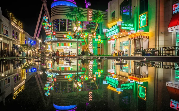 Krásné Scény Kolem Bulváru Las Vegas Strip Noci — Stock fotografie