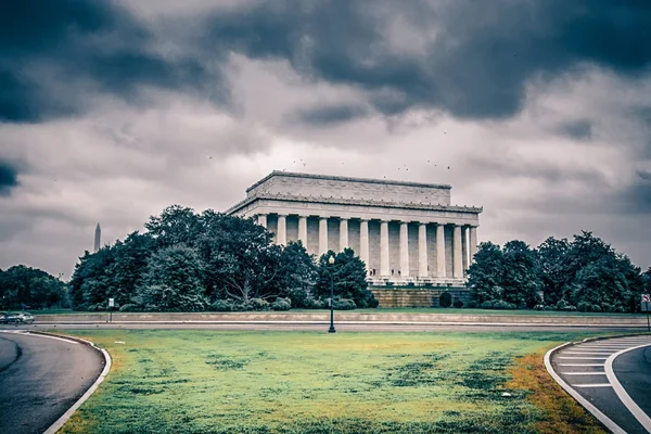 Scener runt lincoln memorial washington dc — Stockfoto